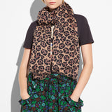 All Over Wild Beast Printed Shawl