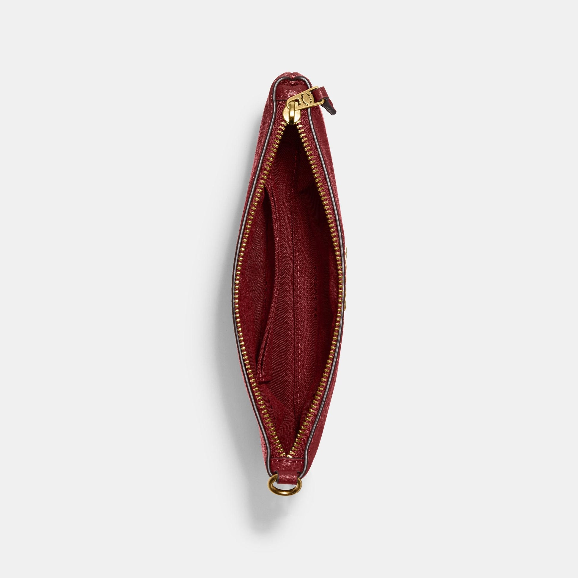 Polished Pebble Small Wristlet - COACH Saudi Arabia Official Site