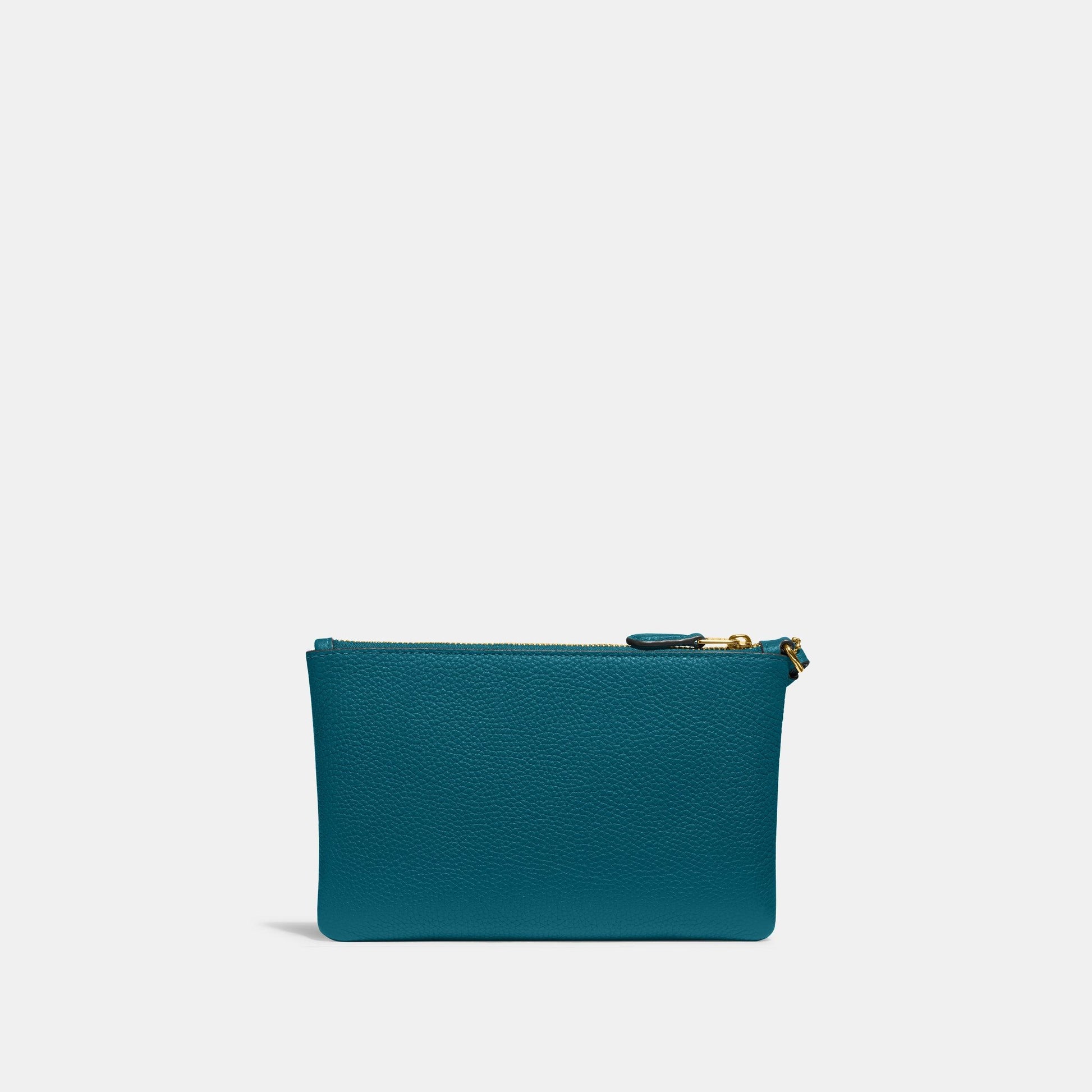 Polished Pebble Small Wristlet - COACH Saudi Arabia Official Site