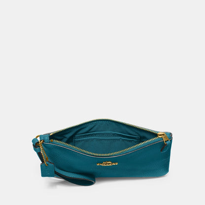 Polished Pebble Small Wristlet - COACH Saudi Arabia Official Site