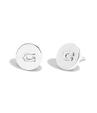 Signature Coin Stud Earrings