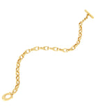376745gld-signature link bracelet-gold