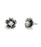 386996rho-signature tea rose stud earrings-rhodium