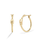 408160gld-signature hoop earrings-gold