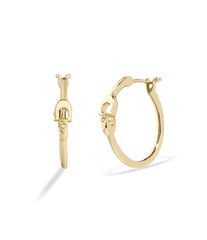 Explore the Elegance of Coach Signature Hoop Earrings