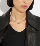427766gld-signature rose quartz choker necklace-multi