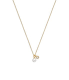 437815gld-pearl charm pendant necklace-pearl