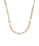 440612gld-signature link collar necklace-gold