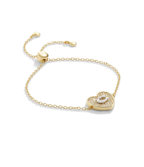 Signature Heart Slider Bracelet