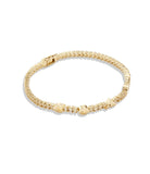 440633gld-signature logo tennis bracelet-crystal 