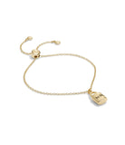 440704gld-signature lock slider bracelet-gold