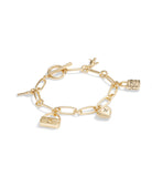 Iconic Charm Bracelet-448318GLD-Shiny Gold