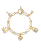 Iconic Charm Bracelet-448318GLD-Shiny Gold