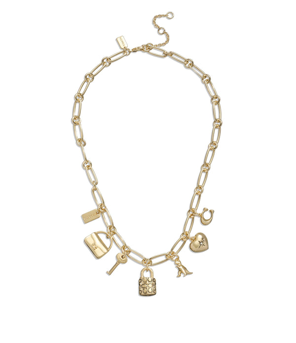 Iconic Charm Bib Necklace