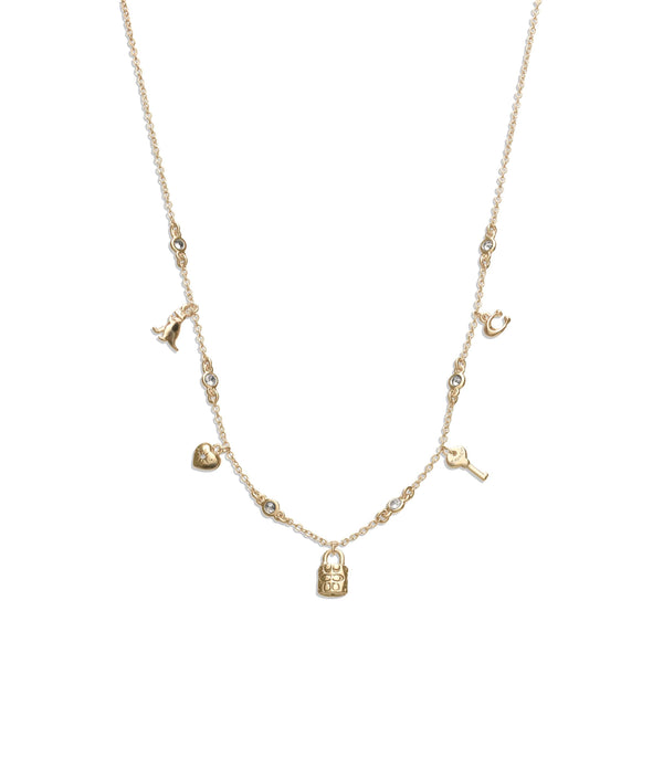 Iconic Mini Charm Bib Necklace