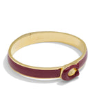 Signature Tabby Bangle Bracelet-448361GLD-Red/Gold