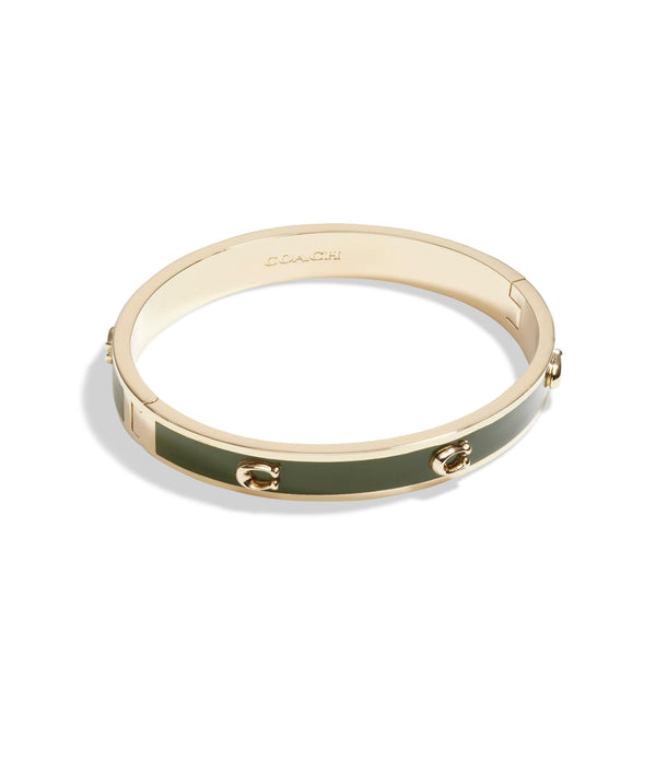 Signature Enamel Bangle Bracelet
