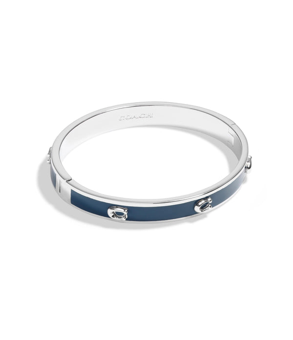 Signature Enamel Bangle Bracelet