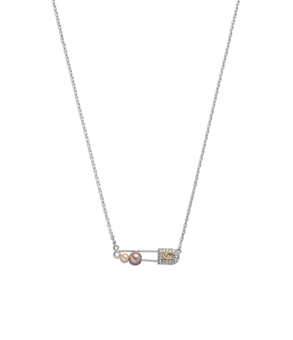 Signature Safety Pin Pendant Necklace