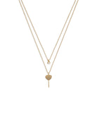 Signature Lollipop Layered Necklace-450355GLD-Multi/Gold