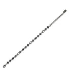 Signature Gem Bracelet-450357HEM-Black/Rhodium