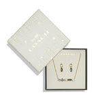 Signature Gem Jewelry Set-450358GLD-Blue/Gold