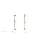 Signature Gem Linear Earrings