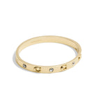 Signature Stone Bangle Boxed Bracelet-37455892Gld-Gold