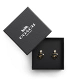 Signature Heart Drop Boxed Earrings-37463845Gld-Black