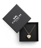 Signature Heart Locket Boxed Necklace-37463846Gld-Chalk