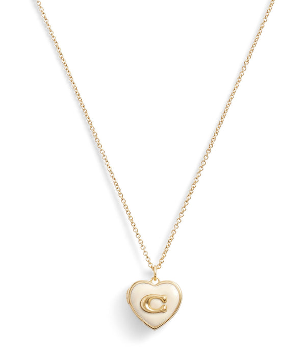 Signature Heart Locket Boxed Necklace