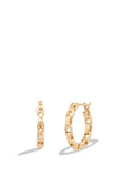 Sig C Chain Hoop-426114GLD-Gold