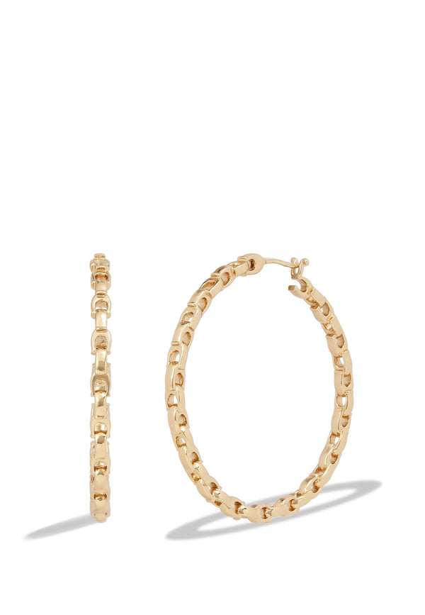 Large Sig C Chain Hoop