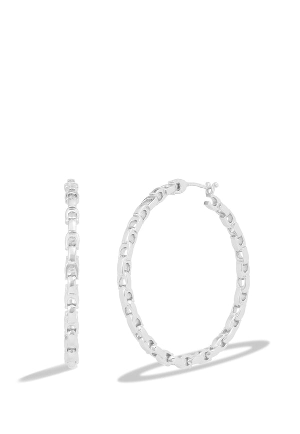 Large Sig C Chain Hoop