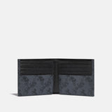 Double Billfold Wallet With Horse And Carriage Print