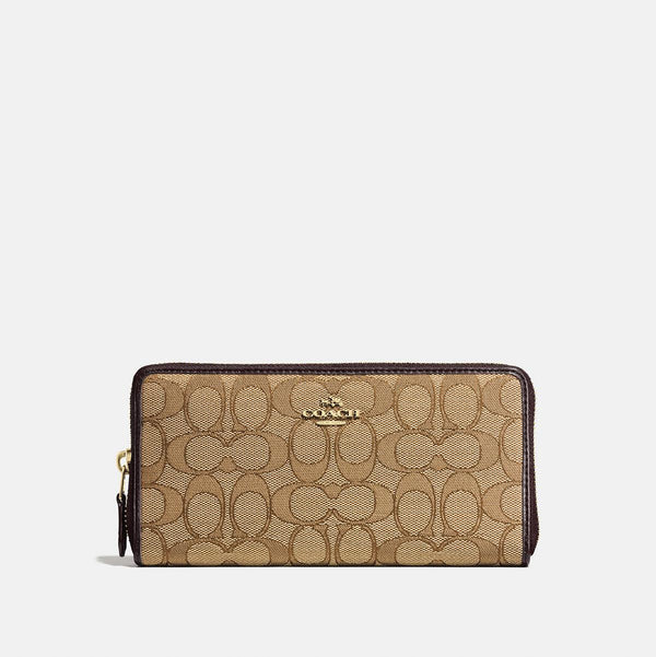 Signature Accordion Zip Wallet