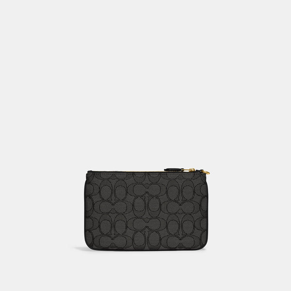 Boxed Small Wristlet In Signature Jacquard