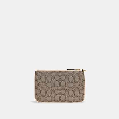 Boxed Small Wristlet In Signature Jacquard - COACH Saudi Arabia Official Site
