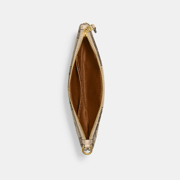 Boxed Small Wristlet In Signature Jacquard