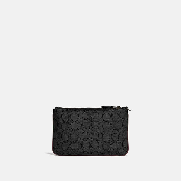 Boxed Small Wristlet In Signature Jacquard