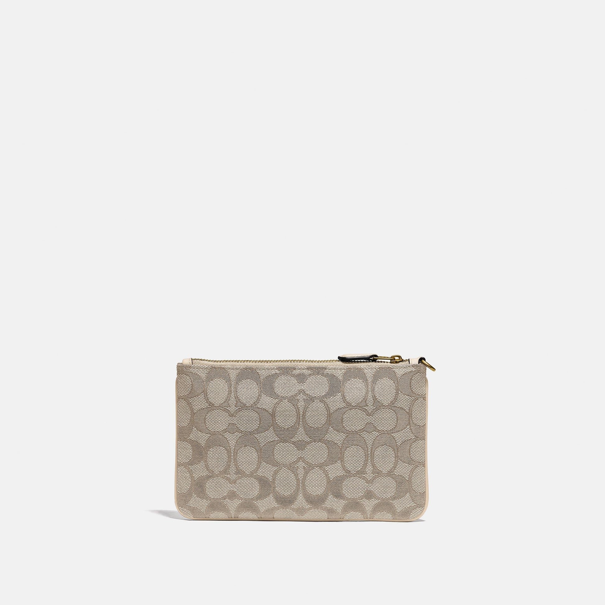 Boxed Small Wristlet In Signature Jacquard - COACH Saudi Arabia Official Site