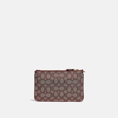 Boxed Small Wristlet In Signature Jacquard - COACH Saudi Arabia Official Site