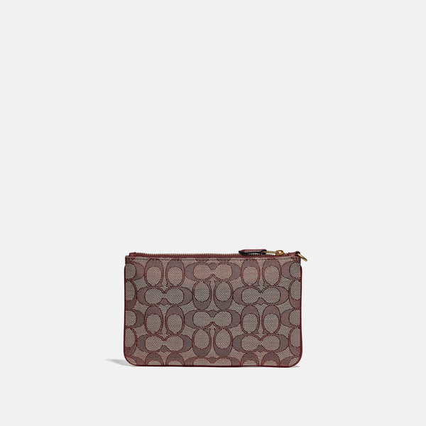 Boxed Small Wristlet In Signature Jacquard