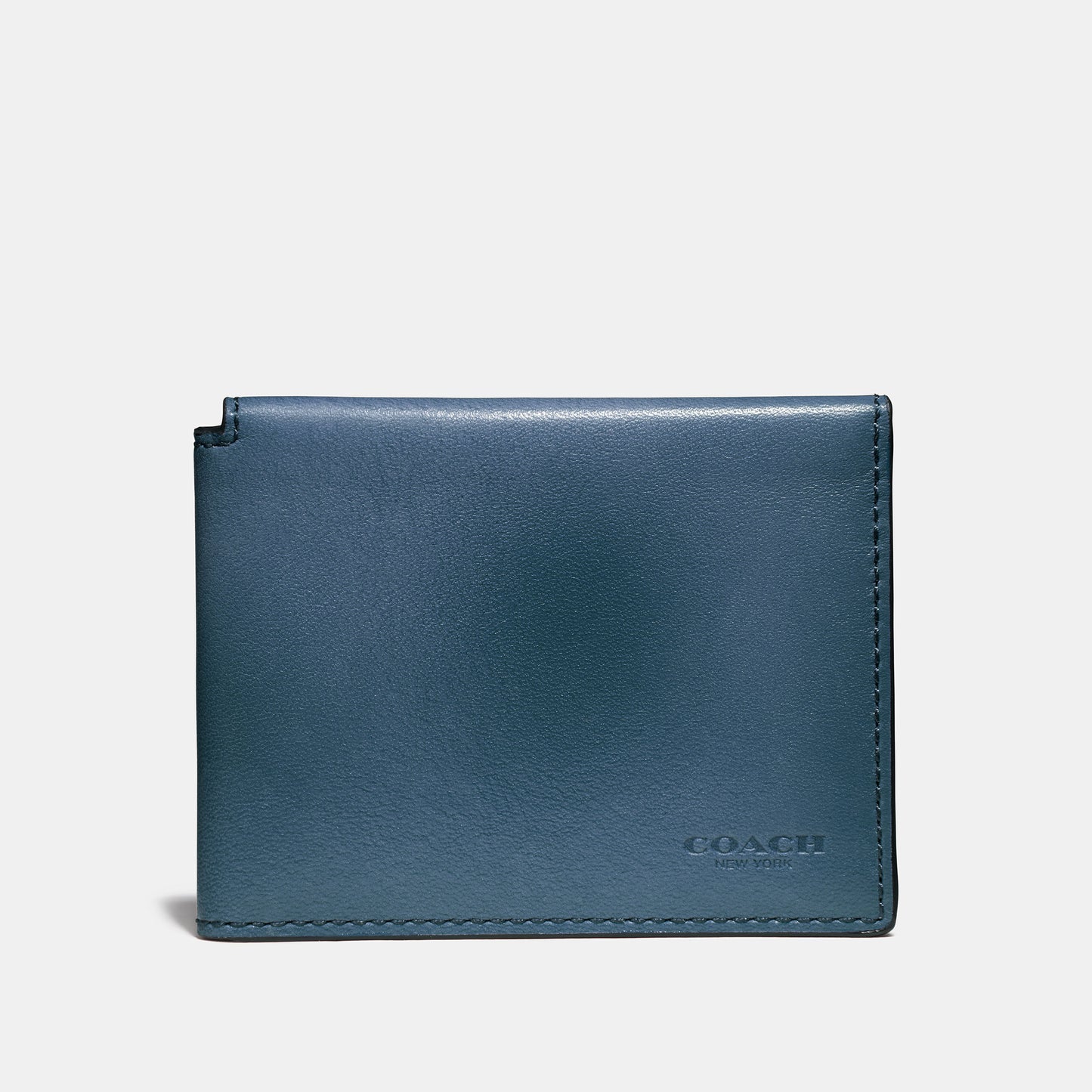 COACH-Tridold Id Wallet In Hand Dyed Sport Calf-66850-den