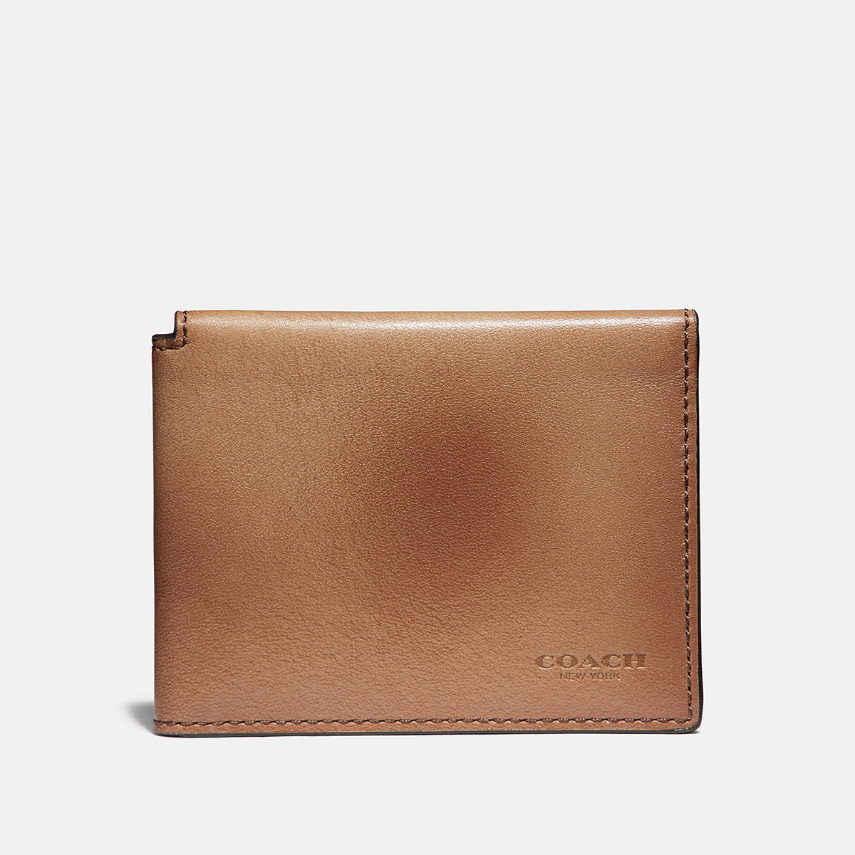 COACH-Tridold Id Wallet In Hand Dyed Sport Calf-66850-lqd