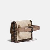 Hutton Belt Bag In Blocked Signature Canvas With Snakeskin Detail - COACH Saudi Arabia Official Site