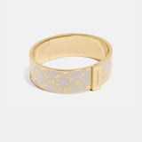 Coach-Horse And Carriage Bangle-91336-Gold/Chalk