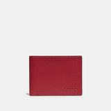 COACH-Slim Billfold Wallet-Brick Red-97737