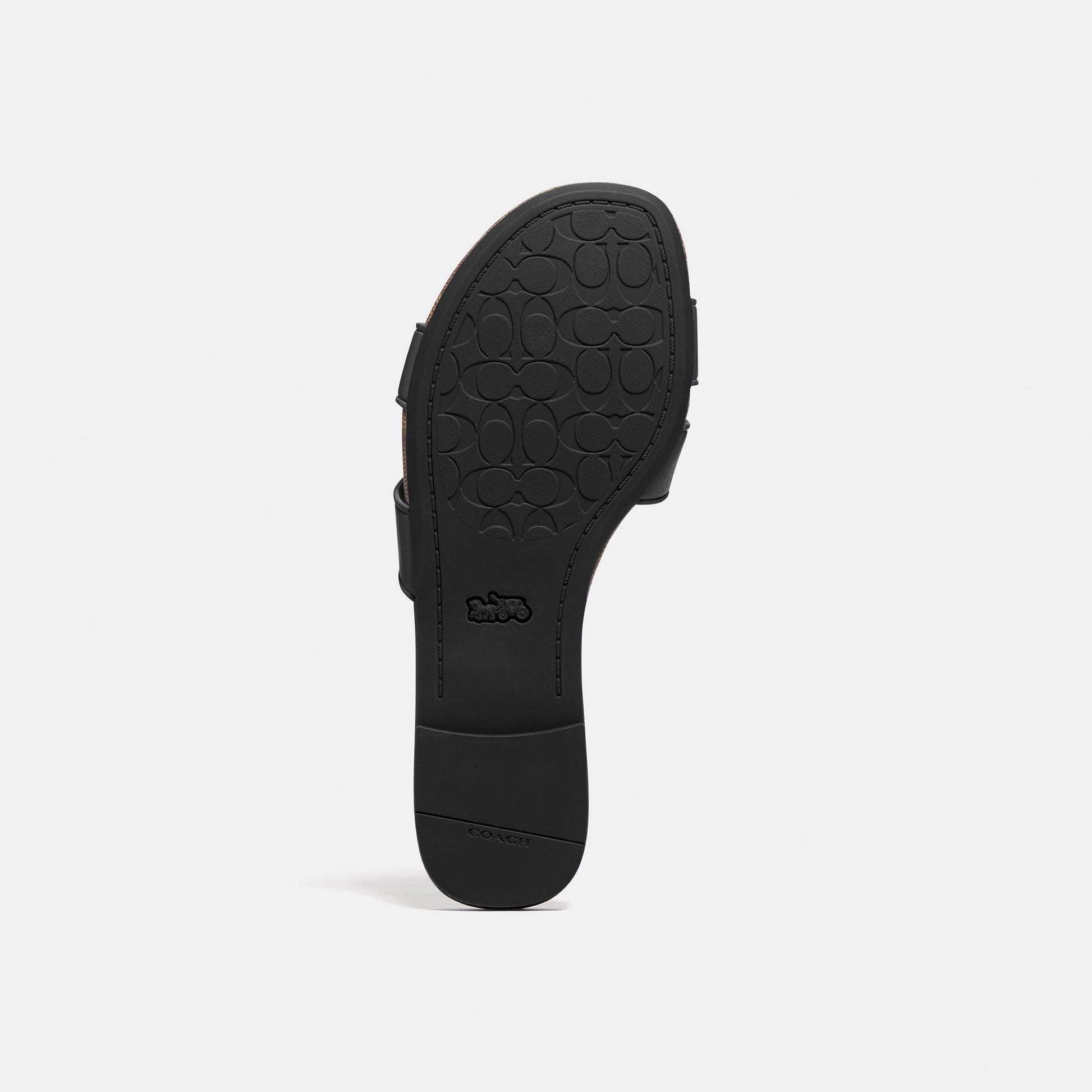 C2310-Essie Leather Sandal-Black