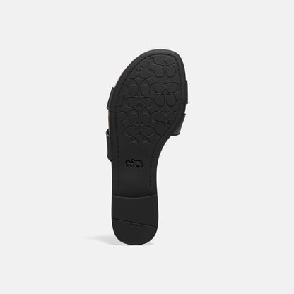 C2310-Essie Leather Sandal-Black
